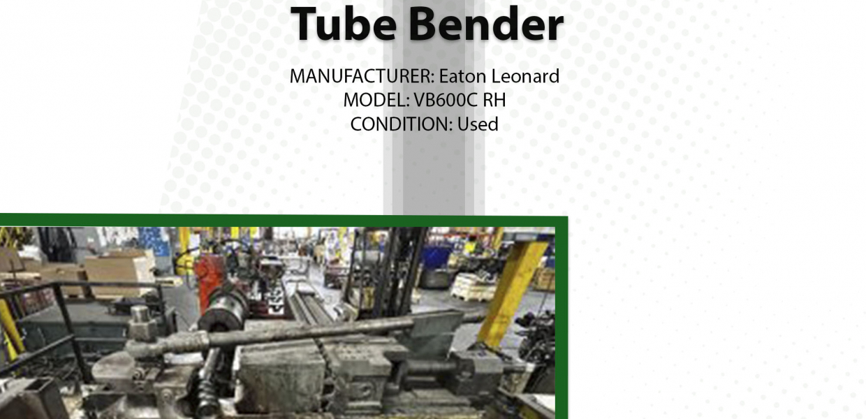 Used tube bender for sale. The best solution for benders that have been damaged, broken or have a lot of hours of operation. This machine is easy and quick to install, ready to use upon arrival.